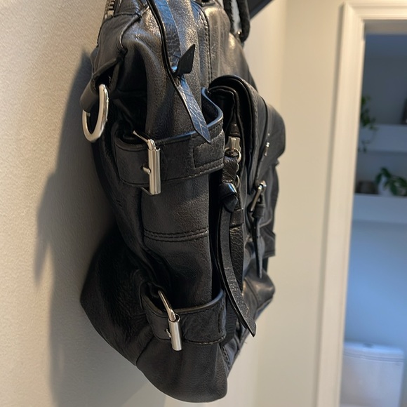 Vintage Lamb grey handbag. Large size - Picture 3 of 16